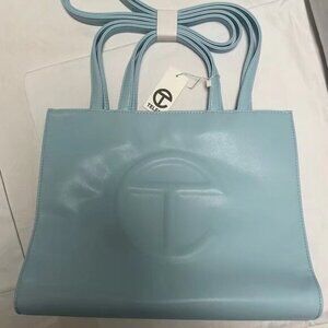 Telfar Medium Light Blue Shopping Bag